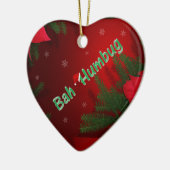 Bah Humbug Keramisch Ornament (Links)