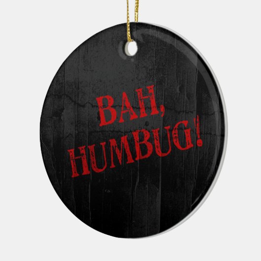 Bah Humbug Keramisch Ornament (Links)