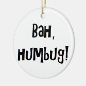 bah humbug keramisch ornament (Links)
