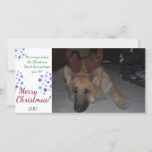 Bah Humbug Kerst Kaart Duitse Herder grappig (Voorkant)