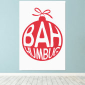 Bah Humbug Kerst Ornamenten Decoratie Sneeuwvlok (Insitu (Houten vloer))