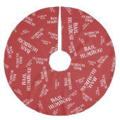 Bah Humbug Kerstboom Rok (Voorkant)