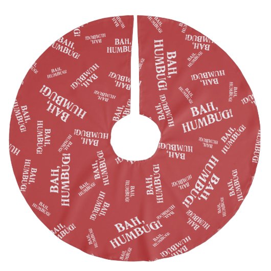 Bah Humbug Kerstboom Rok (Voorkant)