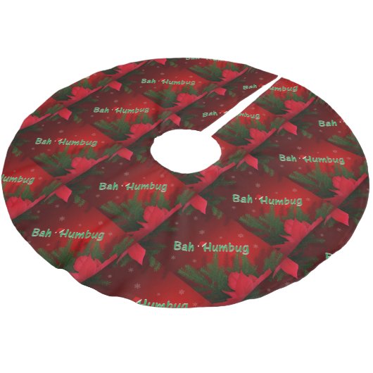 Bah Humbug Kerstboom Rok (Gekanteld)