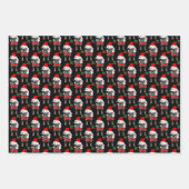 Bah Humbug kersthond Pattern Inpakpapier Vel (Voorkant 2)