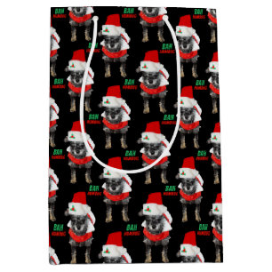 Bah Humbug kersthond Pattern Medium Cadeauzakje