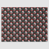 Bah Humbug kersthond Pattern Tissuepapier (Voorkant)