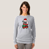 Bah Humbug Kersthond T-shirt (Voorkant volledig)