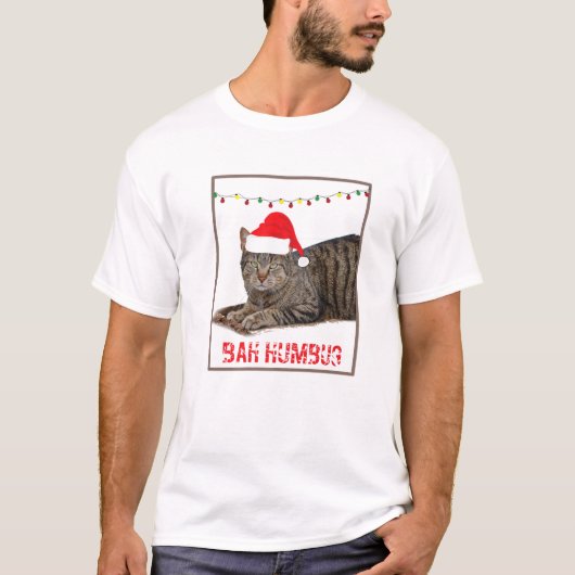 Bah Humbug Kerstkerstkerstkerstkerstkerstkerstkers T-shirt (Voorkant)