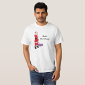 Bah! Humbug! kerstman T-shirt (Voorkant volledig)