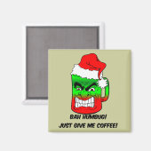 bah humbug Kerstmis Magneet (Voorkant / Achterkant)