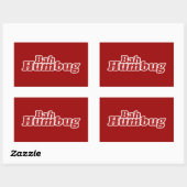 Bah Humbug Kerstmis Scrooge Rechthoekige Sticker (Vel)