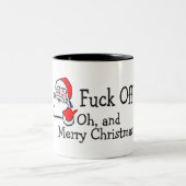 Bah Humbug Kerstmis Tweekleurige Koffiemok (Center)