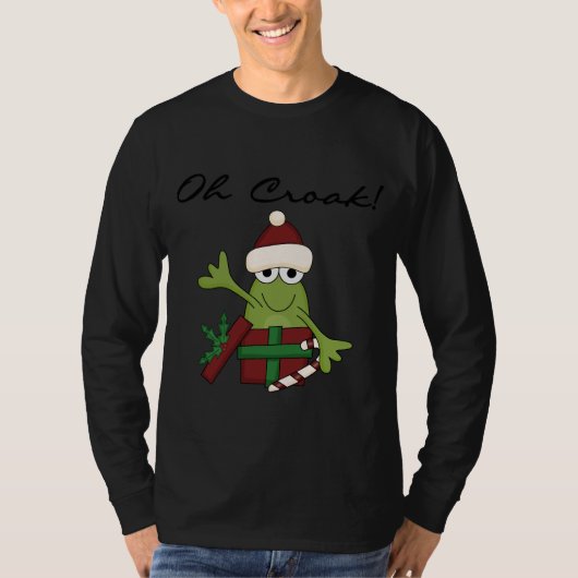 Bah Humbug Kikker Kerst Tshirts en geschenken (Voorkant)