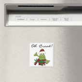 Bah Humbug Kikker Kerst Tshirts en geschenken Magneet (Insitu (Vaatwasser))