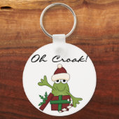 Bah Humbug Kikker Kerst Tshirts en geschenken Sleutelhanger (Voorkant)