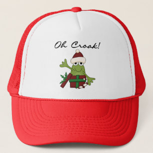 Bah Humbug Kikker Kerst Tshirts en geschenken Trucker Pet