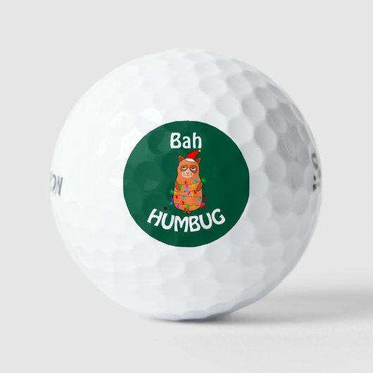 Bah Humbug Kitty Kat Golfballen (Voorkant)