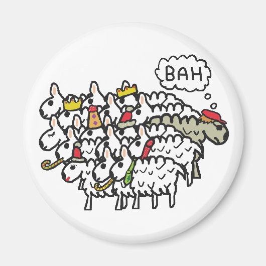 Bah Humbug Magneet (Voorkant)