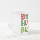 Bah Humbug Matglas Koffiemok (Voorkant links)