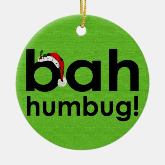 bah humbug ornament (Voorkant)