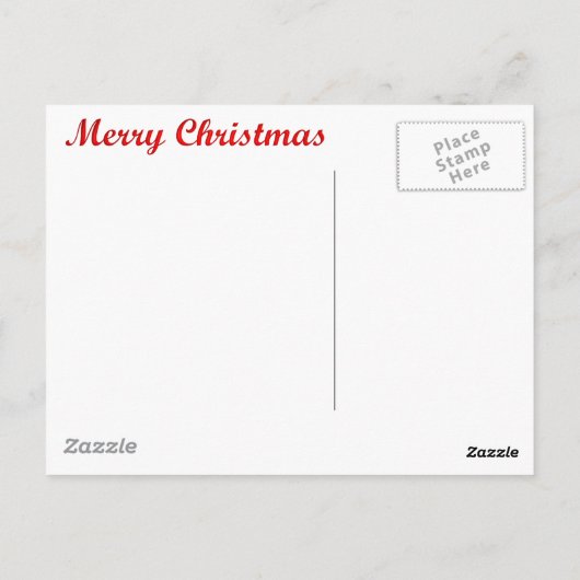 Bah Humbug Oud Man Briefkaart (Achterkant)