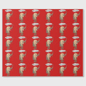 Bah Humbug Oud Man Cadeaupapier (Vlak)