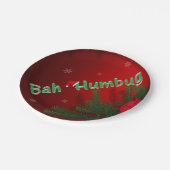 Bah Humbug Papieren Bordje (Gekanteld)