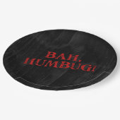 Bah Humbug Papieren Bordje (Gekanteld)