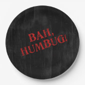 Bah Humbug Papieren Bordje (Voorkant)