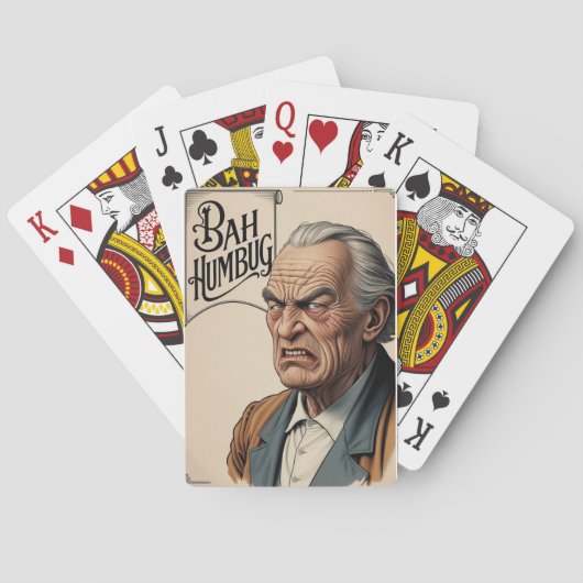 Bah Humbug! Pokerkaarten (Achterkant)