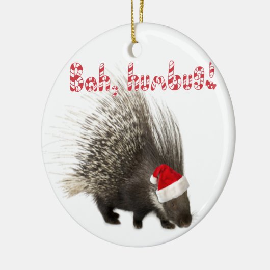 Bah, humbug! Porcupine-sierplant Keramisch Ornament (Links)