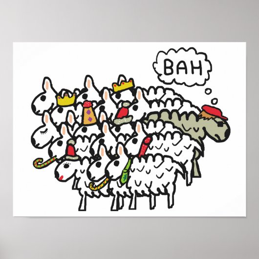 Bah Humbug Poster (Voorkant)