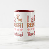 Bah Humbug Rendier mok - kies stijl & kleur (Midden)