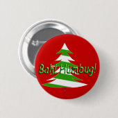 Bah! Humbug! Ronde Button 5,7 Cm (Voorkant /achterkant)