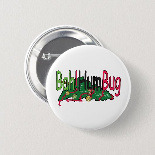 Bah!HumBug Ronde Button 5,7 Cm (Voorkant /achterkant)