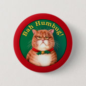 Bah Humbug Ronde Button 5,7 Cm (Voorkant)