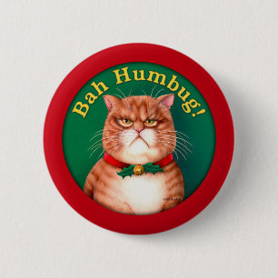 Bah Humbug Ronde Button 5,7 Cm