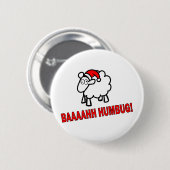 Bah Humbug! Ronde Button 5,7 Cm (Voorkant /achterkant)