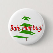Bah! Humbug! Ronde Button 5,7 Cm (Voorkant)