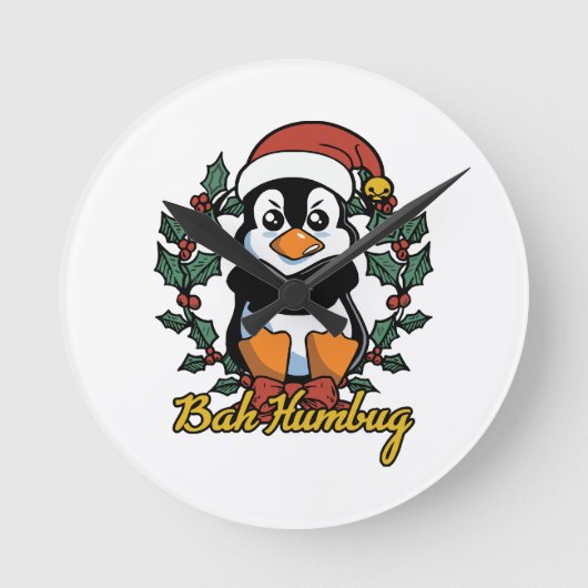 Bah Humbug Ronde Klok (Voorkant)