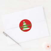 Bah! Humbug! Ronde Sticker (Envelop)