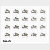 Bah Humbug! Ronde Sticker (Vel)