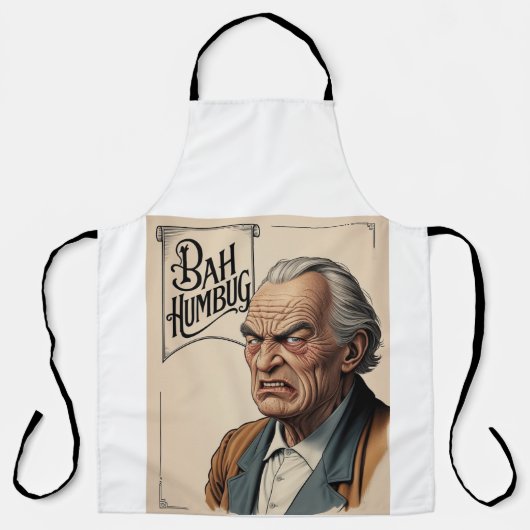 Bah Humbug! Schort (Voorkant)