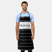 Bah humbug schort zwarte kerst mannen (Gedragen)