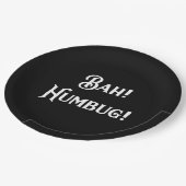 Bah Humbug Scrooge A Kerstcarol Holiday Papieren Bordje (Gekanteld)