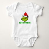 Bah Humbug Scrooge Essential Christmas Cartoon Romper (Voorkant)