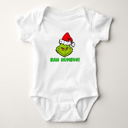 Bah Humbug Scrooge Essential Christmas Cartoon Romper (Voorkant)
