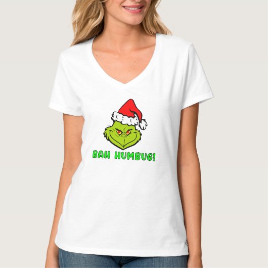 Bah Humbug Scrooge Essential Christmas Cartoon T-shirt (Voorkant)