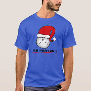 Bah Humbug Scrooge Essential Kerstmis Cartoon T-shirt